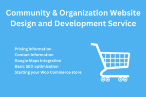 Community & Organization Website Design and Development Service