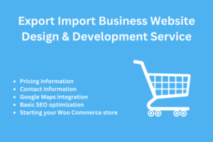 Export Import Business Website Design & Development Service