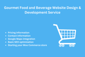 Gourmet Food and Beverage Website Design & Development Service