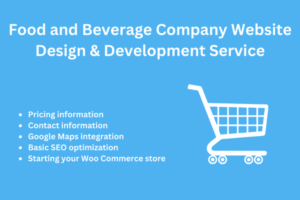 Food and Beverage Company Website Design & Development Service