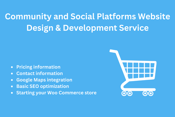 Community and Social Platforms Website Design & Development Service