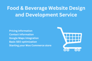 Food & Beverage Website Design & Development Service