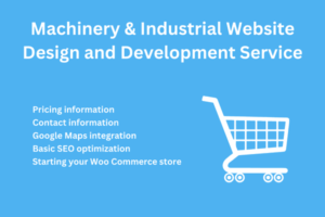 Machinery & Industrial Website Design & Development Service